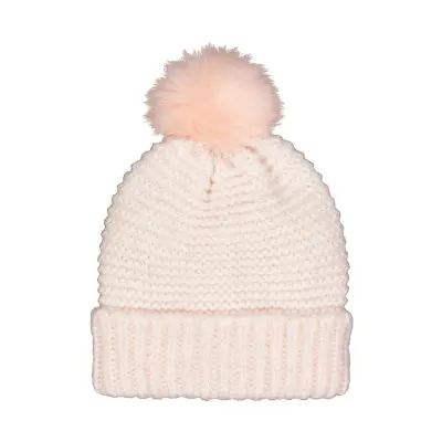 mothercare pink and grey beanie hat TD164