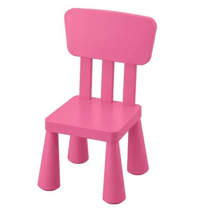 มัมมุต เก้าอี้เด็ก, ใน/นอกอาคาร, ชมพู (Children's chair, in/outdoor, pink)