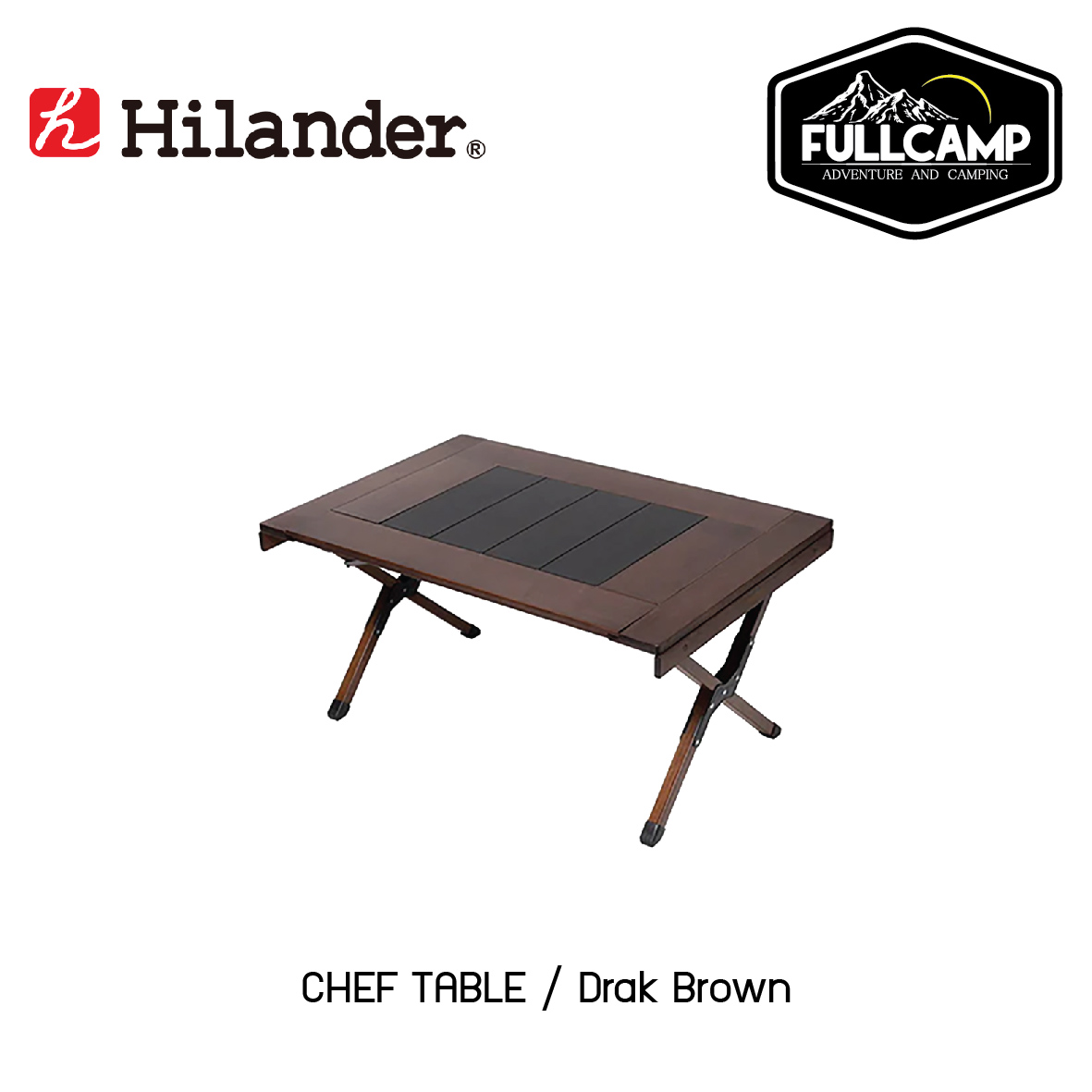 Hilander CHEF TABLE ダークブラウン　HCT-029 Hilander Chef Table Dark Brown โต๊ะแคมป์ปิ้ง โต๊ะอเนกประสงค์