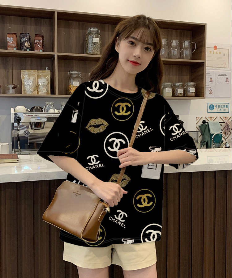 ผู้หญิงแฟชั่นใหม่เสื้อยืดแขนสั้นผู้หญิงเกาหลีเสื้อผ้า chaochao shop