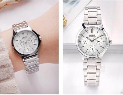 Win Watch Shop นาฬิกา Casio รุ่น LTP-V300D-7A นาฬิกาผู้หญิง สายแสตนเลส หน้าปัดสีขาว สวยหรู - มั่นใจ ของแท้ 100% รับประกันสินค้า 1 ปีเต็ม (ส่งฟรี เก็บเงินปลายทาง) Win Watch Shop นาฬิกา Casio รุ่น LTP-V300D-7A นาฬิกาผู้หญิง สายแสตนเลส หน้าปัดสีขาว สวยหรู - มั่นใจ ของแท้ 100% รับประกันสินค้า 1 ปีเต็ม (ส่งฟรี เก็บเงินปลายทาง)