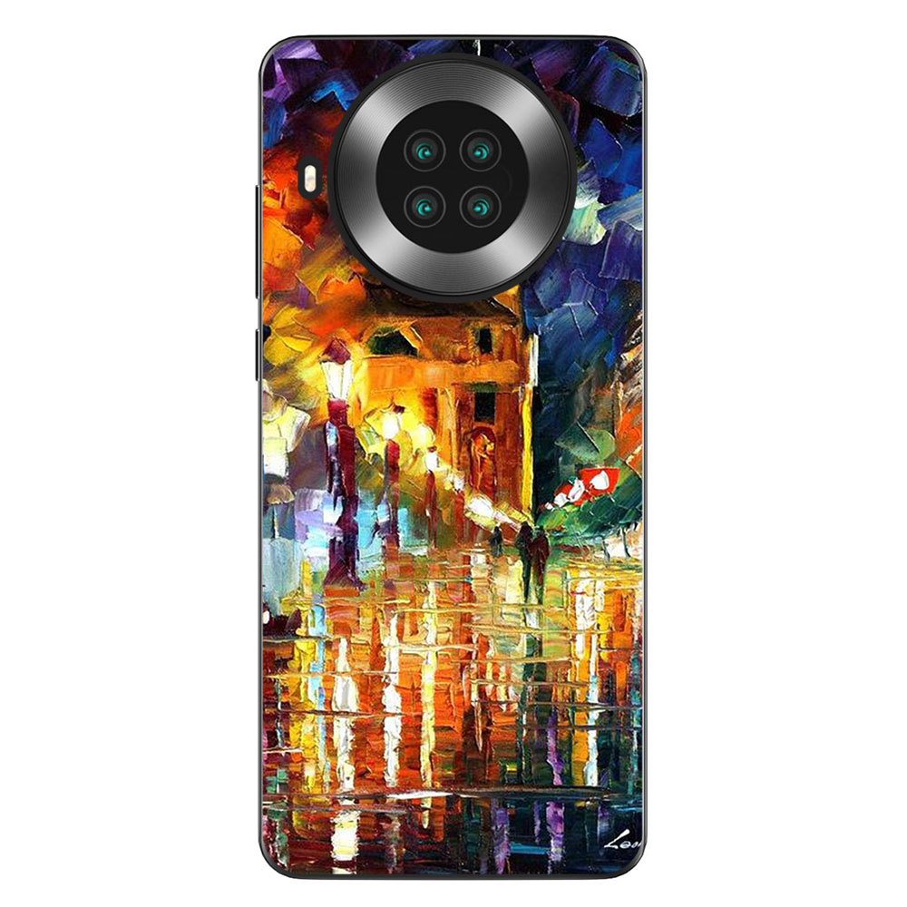 Lankashin Vera Pelle Stand Portafoglio Cover per CUBOT P30 6.3 Premium Caso Case Copertina Custodia Guscio Gel TPU Silicone Protettiva Anti Urto e Graffi (Rosso