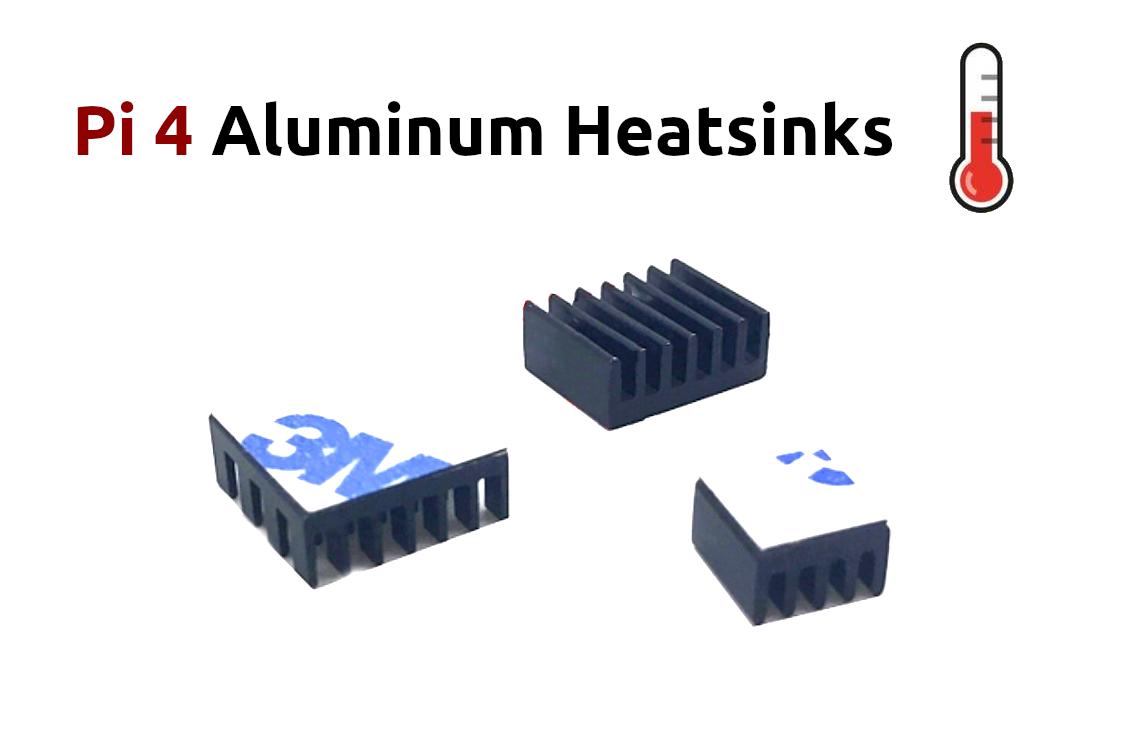 Aluminum Heat sinks for Raspberry Pi 4