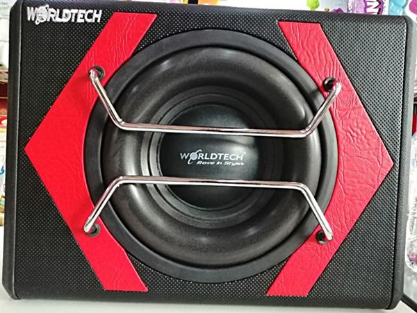 Kingdao Worldtech ตู้ซับวูฟเฟอร์ขนาด 10  รุ่น WT-BB1400 (สีแดง/ดำ)