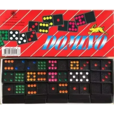 🔥hot!!🔥โดมิโน่ ชุดใหญ่55 ชิ้น ถูก!! Dominoes domino คุณภาพ คลาสสิคเกม เกมสำหรับเด็กและครอบครัว