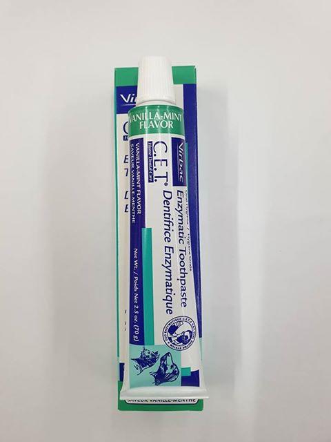 Virbac Vanilla- Mint flavor ยาสีฟัน ผสมเอนไซม์ รสวนิลามิ้นท์ ลดกลิ่นปาก ลดแบคทีเรีย ขนาด 70 กรัม