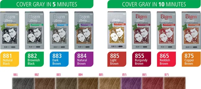 ภาพสินค้าBigen speedy hair color conditioner บีเง็น สปีดี้ แฮร์ คัลเลอร์ คอนดิชันเนอร์ ครีมเปลี่ยนสีผมมีสีให้เลือก จากร้าน Maples Cosmetics บน Lazada ภาพที่ 2