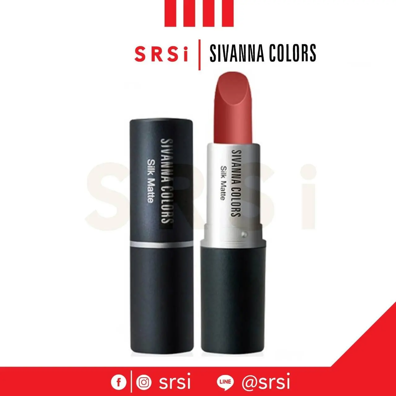 Sivanna Silk Matt Lip (HF360) : ซิวานน่า ลิปแมท x 1ชิ้น @SRSi