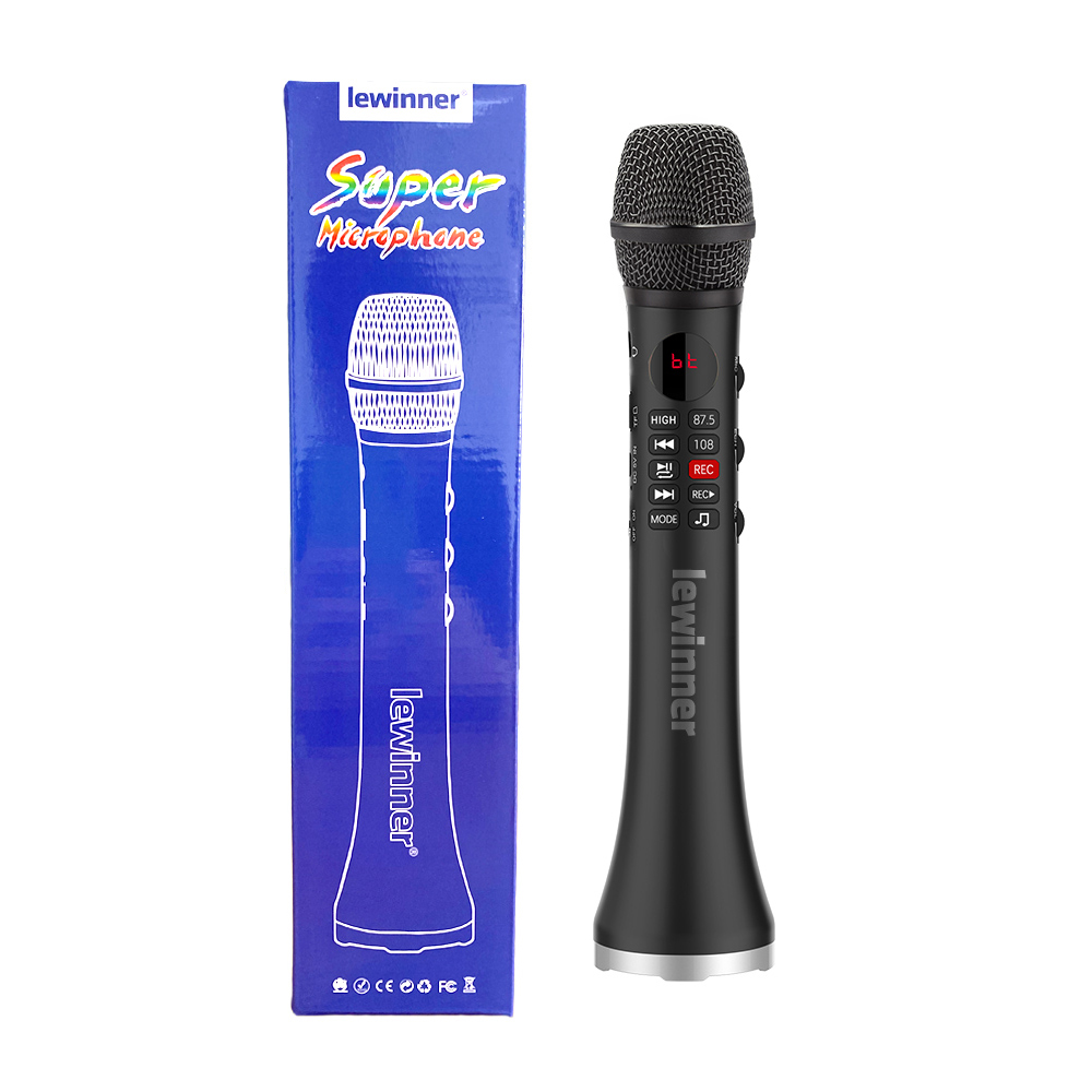Lewinner L699 Professional Karaoke Microphone Wireless Speaker