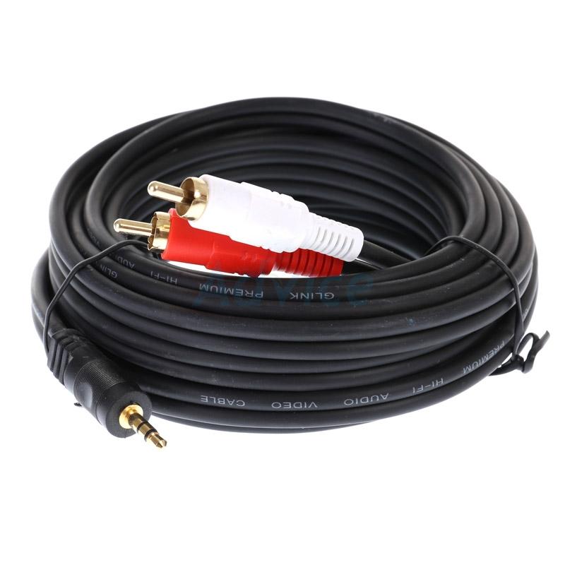 Cable Sound PC TO SPK M/M 12 (3M) Gold GLINK อุปกรณ์เสริมสำหรับ