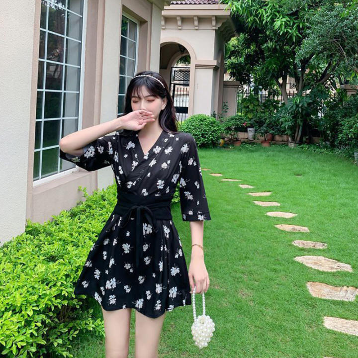 ชุดเดรสทรงกิโมโน ดีไซน์เก๋ มีเชือกผูกเอว ชุดเดรสกระโปรงสั้น มินิเดรส ชุดเดรสสั้นกระโปรงบาน ชุดเดรสลายดอกไม้ – No Brand – 2737903667_TH-9931847337 >>> 🇹🇭 Top1Thailand 🛒 >>> lazada.co.th 🇹🇭 🇹🇭 🇹🇭🛒🛍🛒