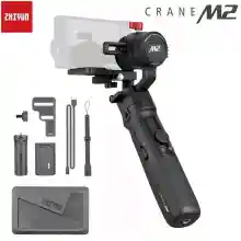 ภาพขนาดย่อของภาพหน้าปกสินค้าZhiyun Crane M2 กิมบอล All in One สำหรับ กล้อง Mirrorless/มือถือ/Action Cam จากร้าน Online Shopping by cameracity บน Lazada ภาพที่ 1