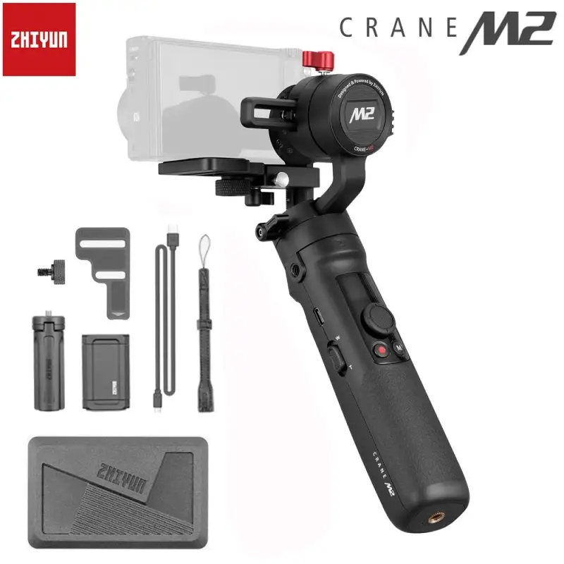 ภาพสินค้าZhiyun Crane M2 กิมบอล All in One สำหรับ กล้อง Mirrorless/มือถือ/Action Cam จากร้าน Online Shopping by cameracity บน Lazada ภาพที่ 1