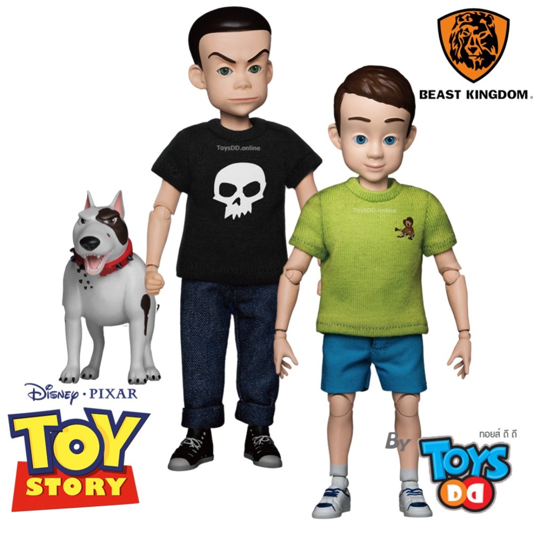 Beast Kingdom DAH027 & DAH033 Andy Davis & Sid Phillips Toy Story