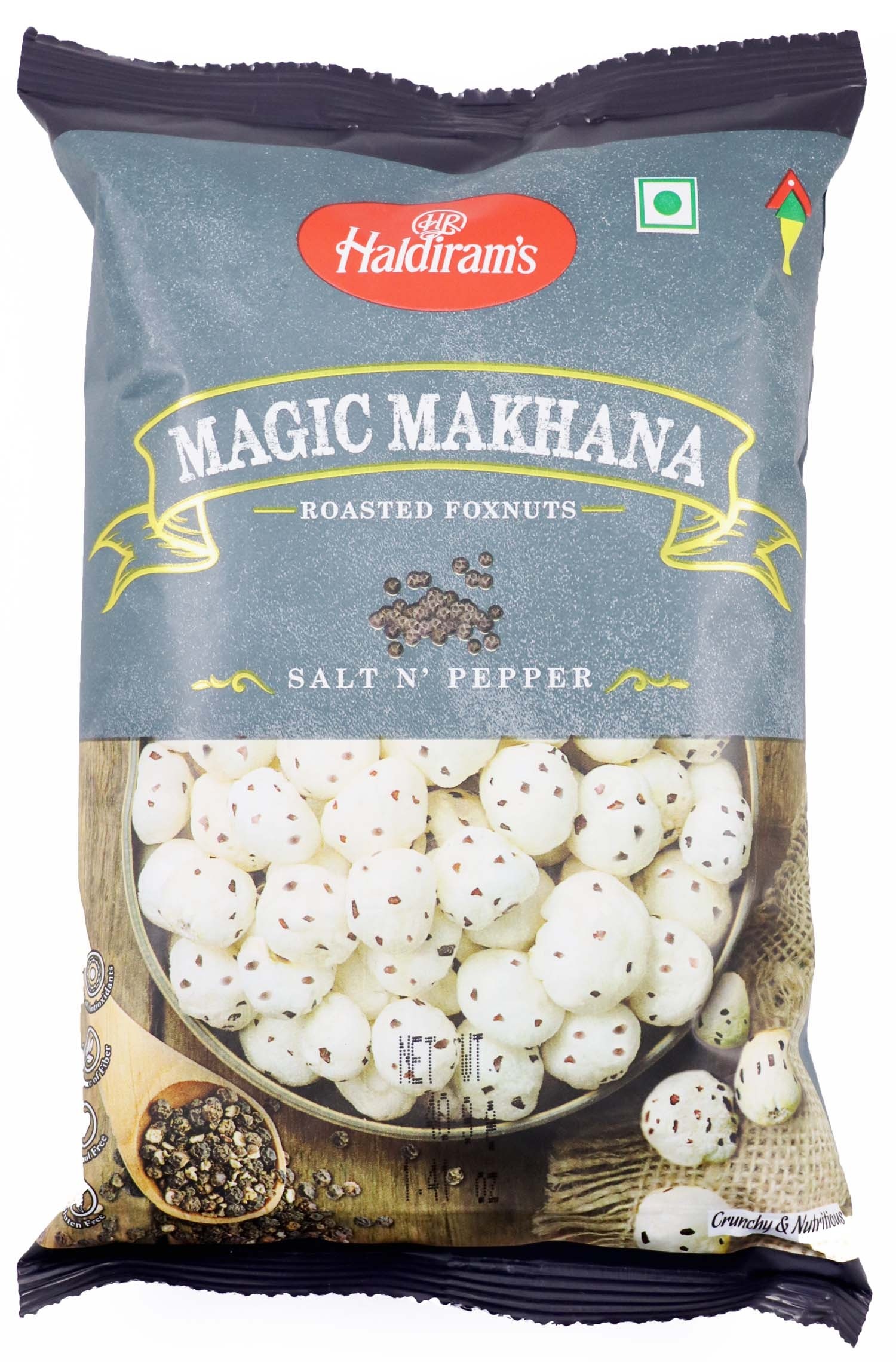 Haldiram's Magic Makhana Roasted Foxnuts Salt N Pepper 30g
