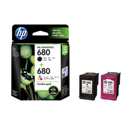 HP 680 Color/Black Ink Crtg Combo 2-Pk (X4E78AA) ( หมึก , ตลับหมึก ) HP 680 Color/Black Ink Crtg Combo 2-Pk (X4E78AA) ( หมึก , ตลับหมึก )