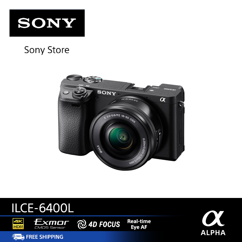 Sony APS-C  Camera รุ่น A6400L : ILCE-6400L (Kit 16-50 มม.)