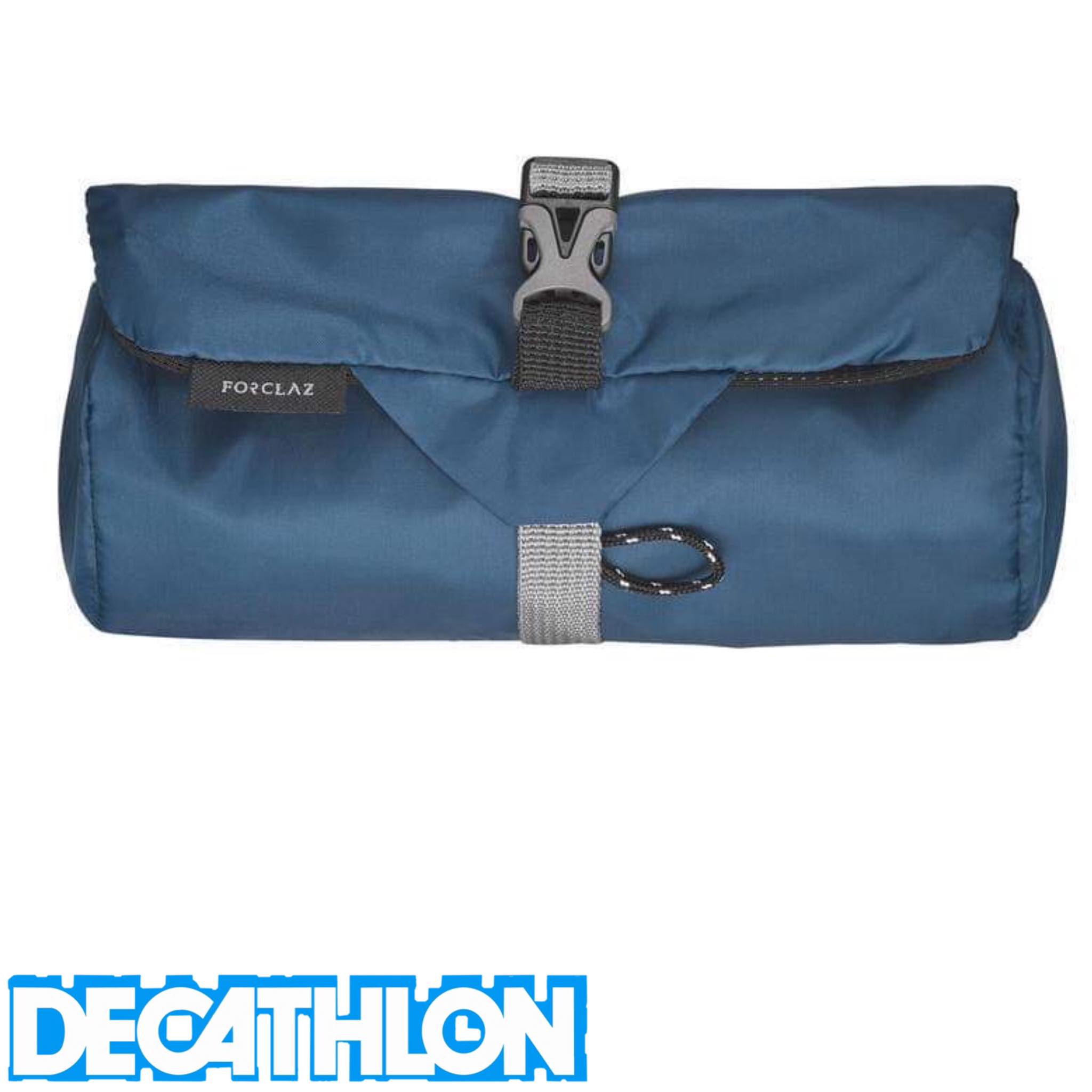 DECATHLON กระเป๋าใส่อุปกรณ์อาบน้ำแบบพับได้น้ำหนักเบาเป็นพิเศษสำหรับเทรคกิ้ง