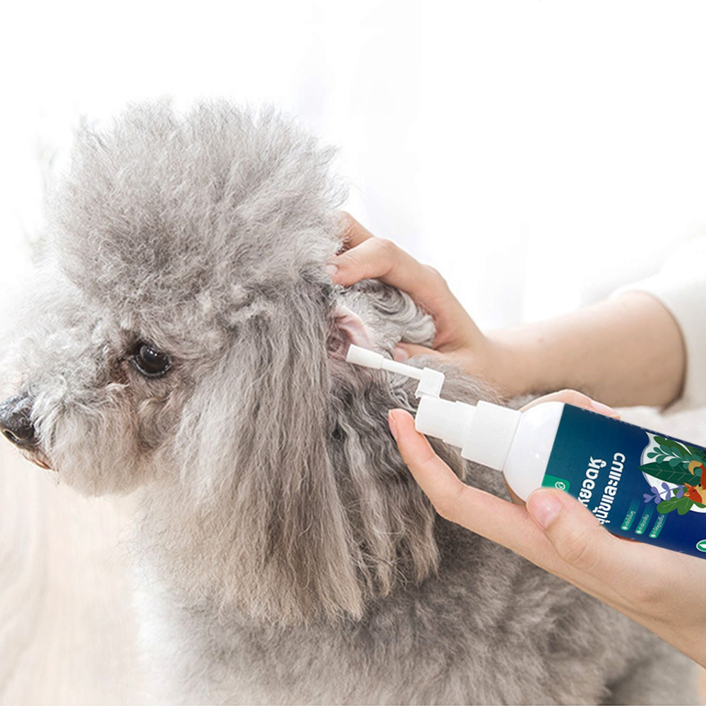 PetStern Ear Wipes Cat Ear Mite Drops Dog Ear Cleaner Cleaning Ears for Dogs Cats Rabbits and