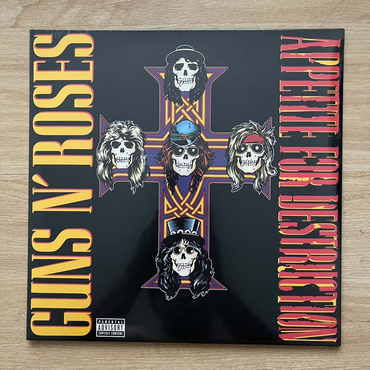 แผ่นเสียง​ Guns N' Roses ‎– Appetite For Destruction , Vinyl, LP, Album, Reissue, 180 gram แผ่นเสียงใหม่ ซีล  https://youtu.be/o1tj2zJ2Wvg