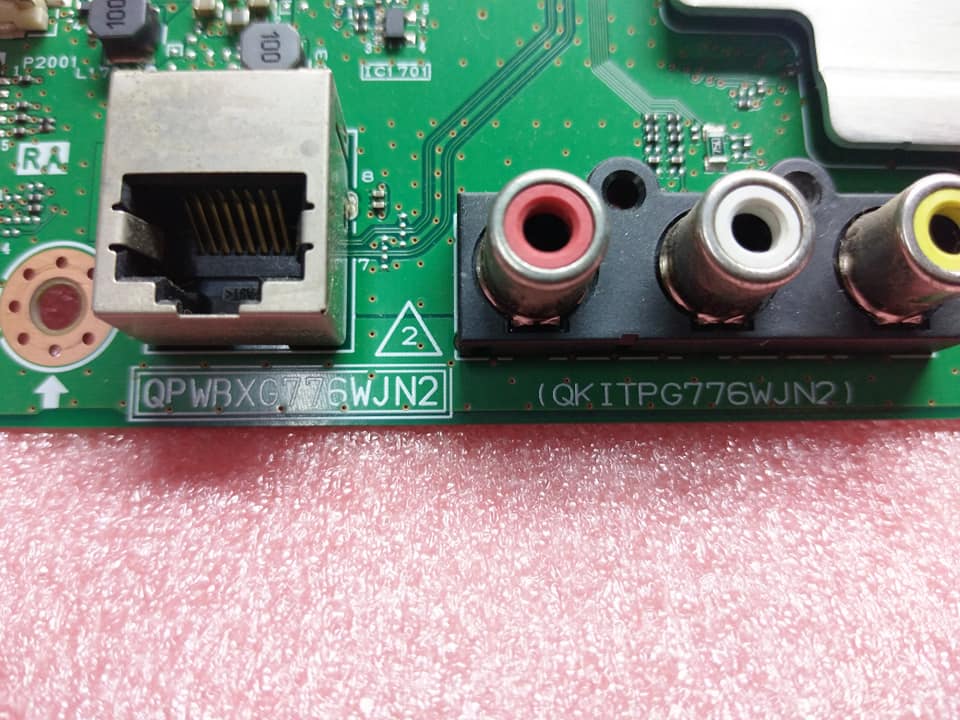 เมนบอดทีวี รุ่น 4T-C40AH1X พาทบอด QPWBXG776WJN2 อะไหล่แท้/บอดถอด ...