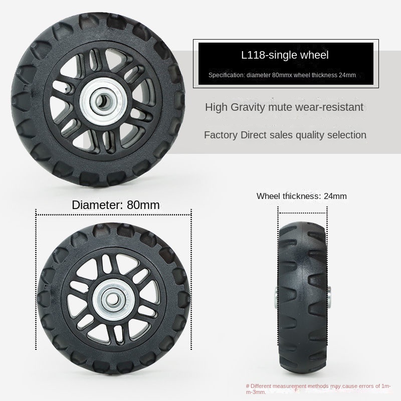 【Ready Stock】 Luggage Wheels Suitcase Wheels Roller Wheel Luggage Wheels Universal Luggage Bag