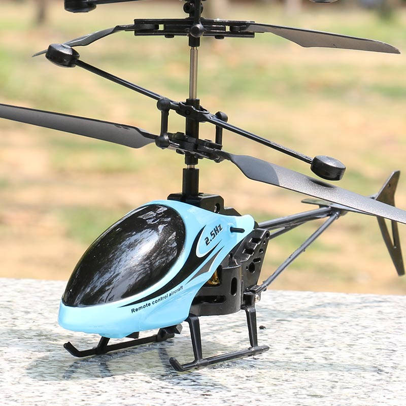 เฮลิคอปเตอร์ควบคุมระยะไกล ของเล่นเด็กโต ของเล่นเด็กโต10 RC Helicopter Remote Control Helicopter Aircraft Toy 2-Channel Gyro Drone Toy Gift for Boys
