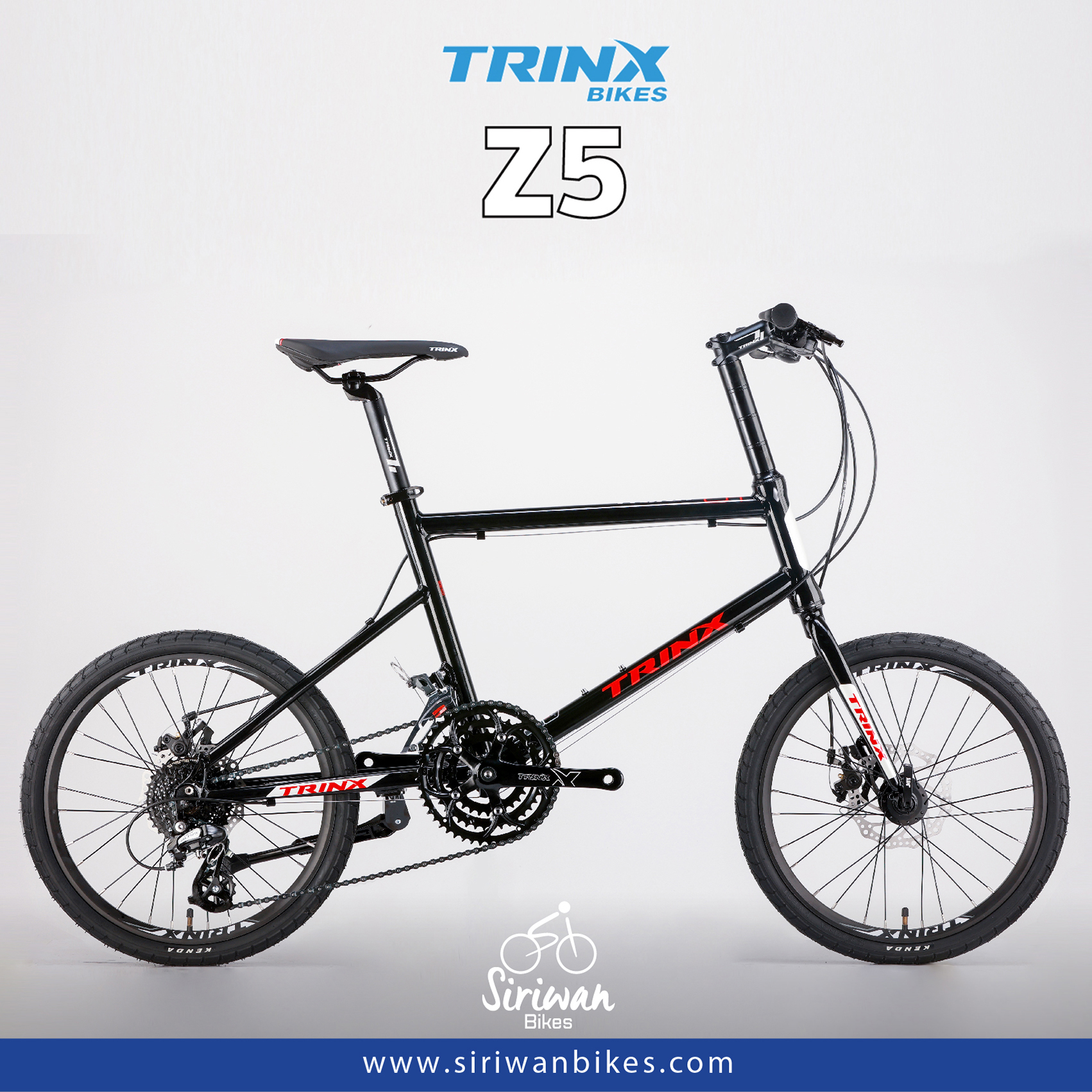 จักรยาน Trinx Z5 (2023) ล้อ 20 เฟรมอลู Shimano Altus 3x8 สปีด - Cyclic ...