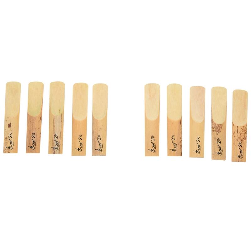SLADE 10pcs/box SLade Tenor bB Saxophone Reeds 2-1/2 Bamboo Sax Reed ...