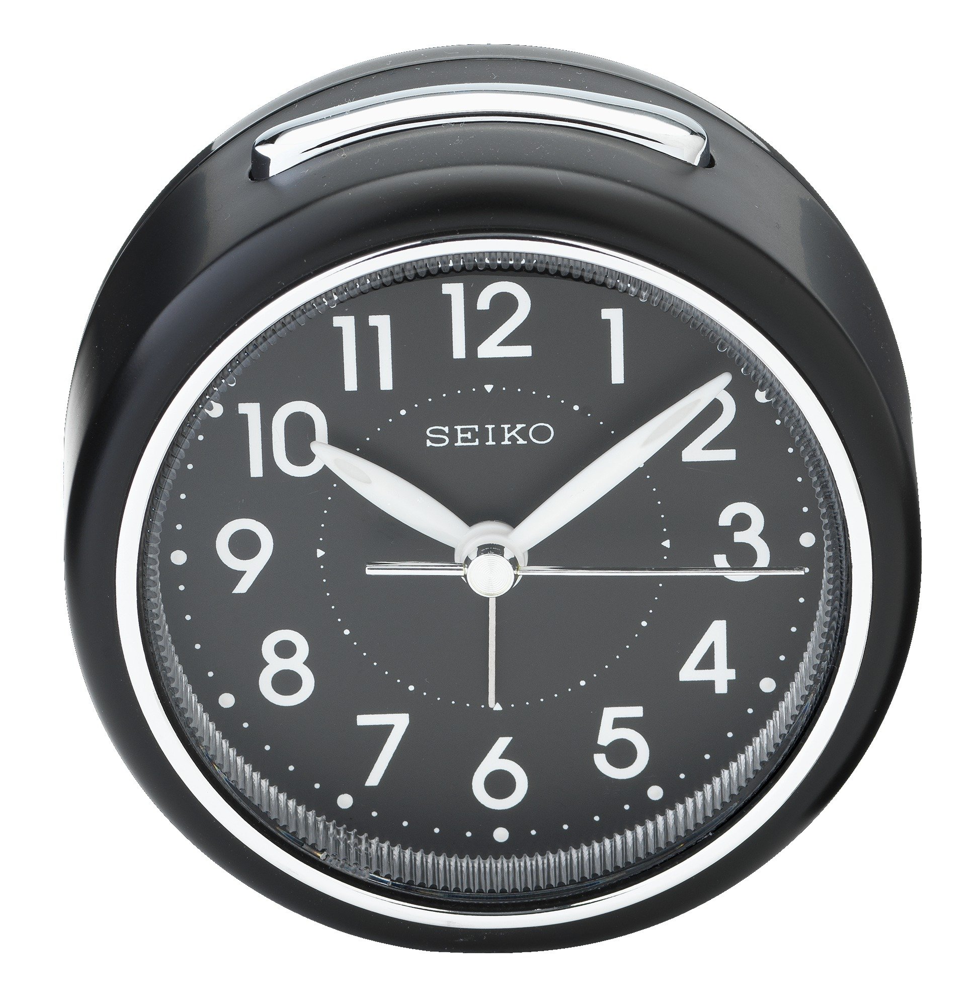 นาฬิกาปลุก ตั้งโต๊ะ Seiko Clocks Bedside Alarm Clock รุ่น QHE125K สีดำ