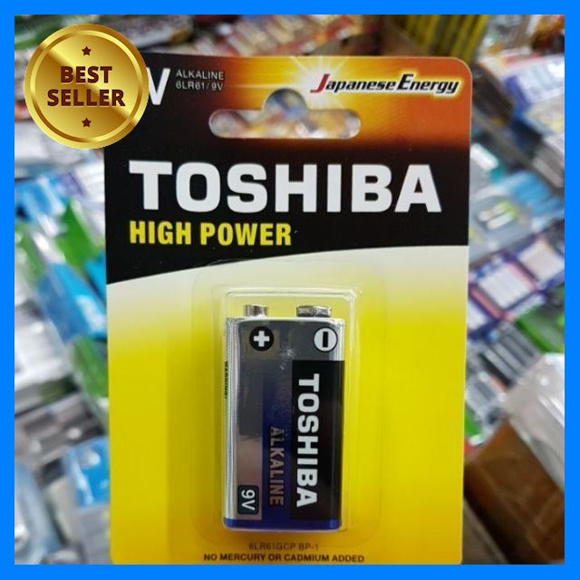 ถ่าน 9V Alkaline Toshiba พลังไฟเต็มเปี่ยม ของใหม่ ของแท้ จำนวน 1ก้อน เลือก 1 ชิ้น อุปกรณ์ถ่ายภาพ กล้อง Battery ถ่าน Filters สายคล้องกล้อง Flash แบตเตอรี่ ซูม แฟลช ขาตั้ง ปรับแสง เก็บข้อมูล Memory card เลนส์ ฟิลเตอร์ Filters Flash กระเป๋า ฟิล์ม เดินทาง