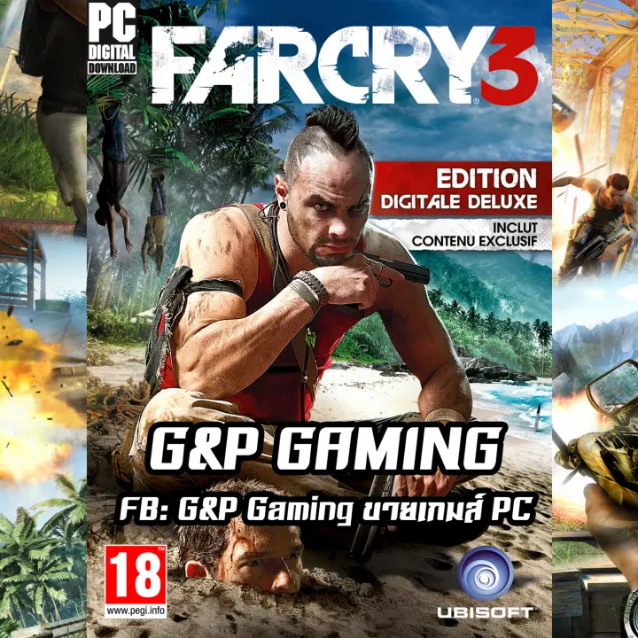 Pc Game แผ นเกมส Far Cry 3 Digital Deluxe Edition Pc Lazada Co Th