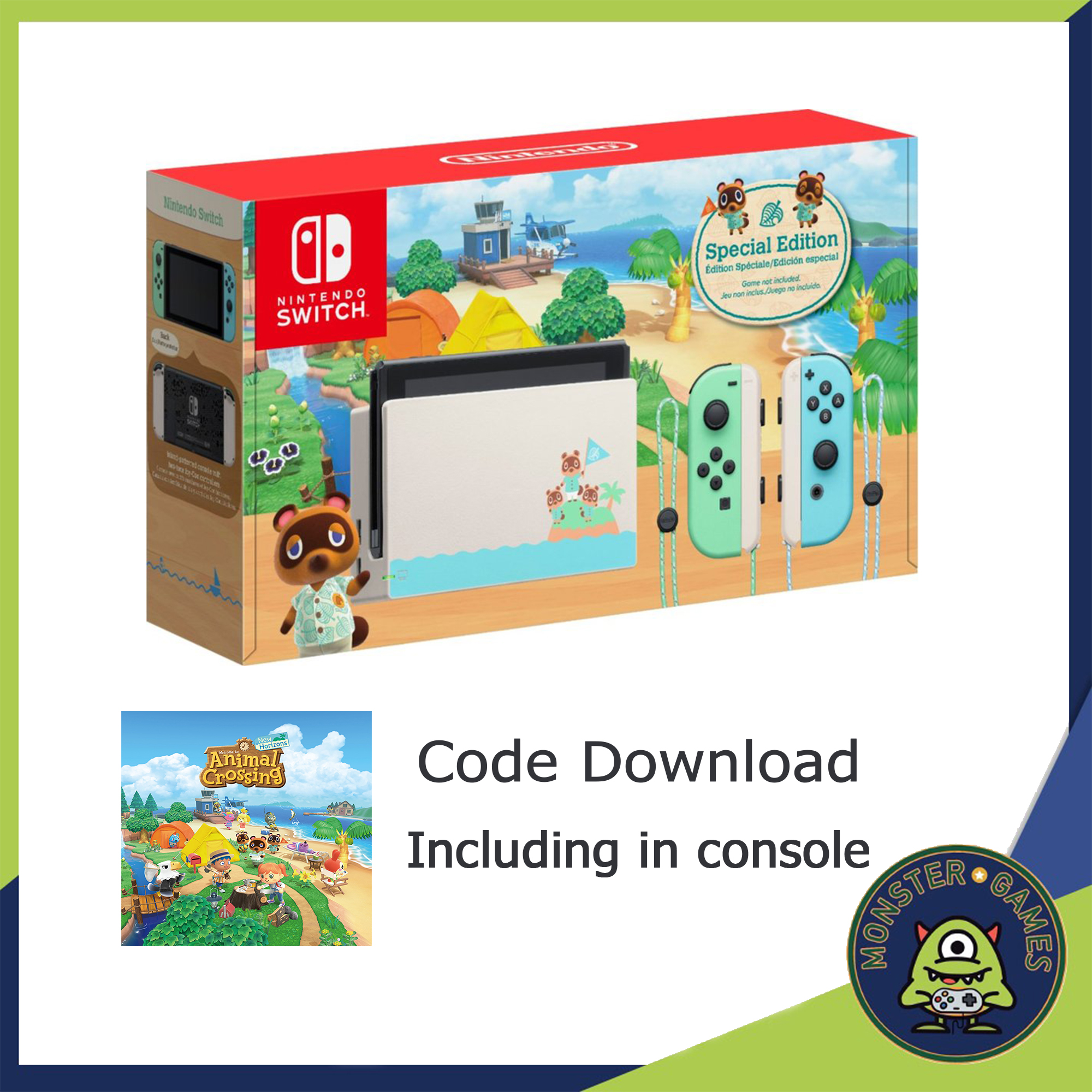 เครื่อง Nintendo Switch Animal Crossing New Horizons Edition (Gen2