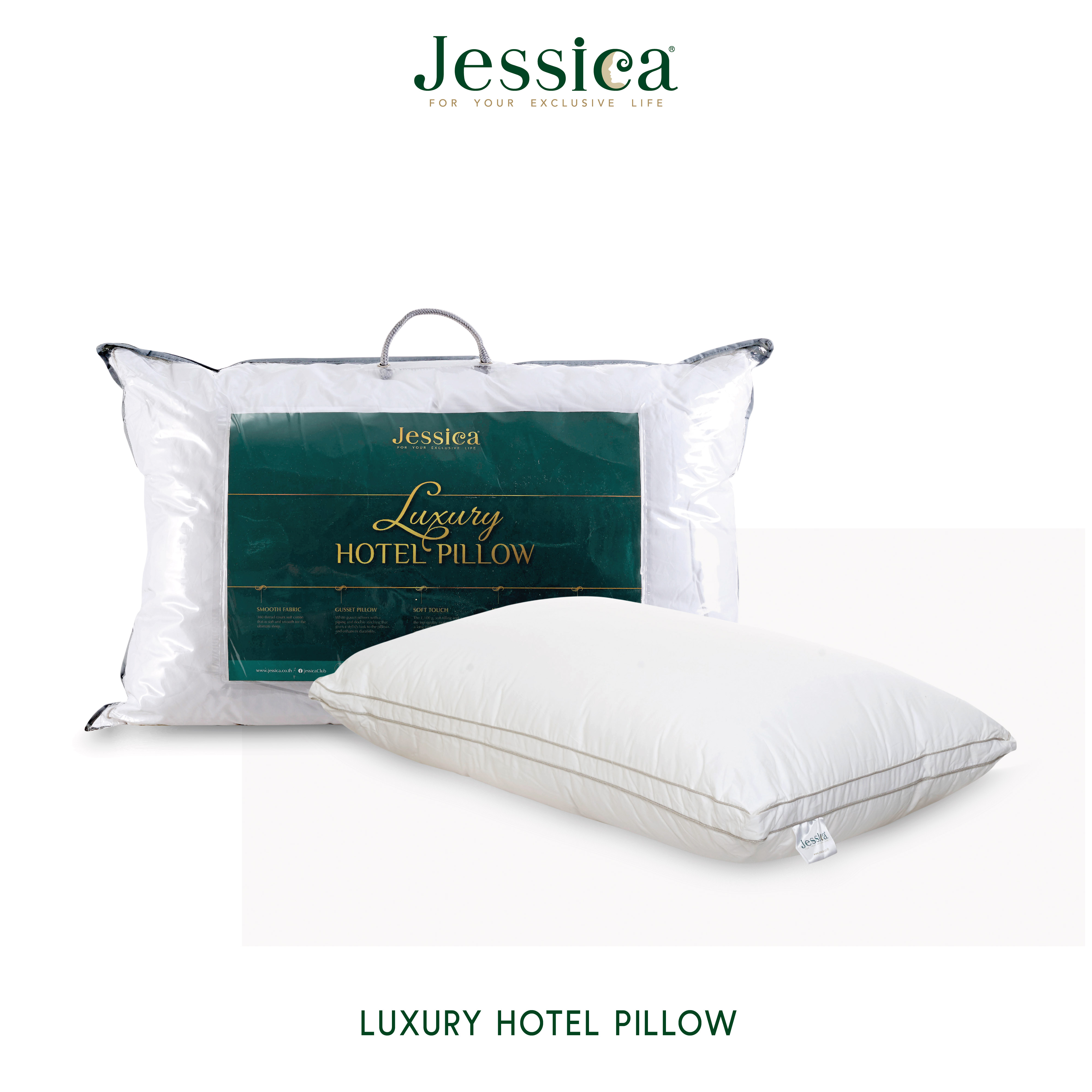 Jessica หมอนหนุน รุ่น Luxury Hotel Pillow หมอนโรงแรมสุดพรีเมี่ยมที่