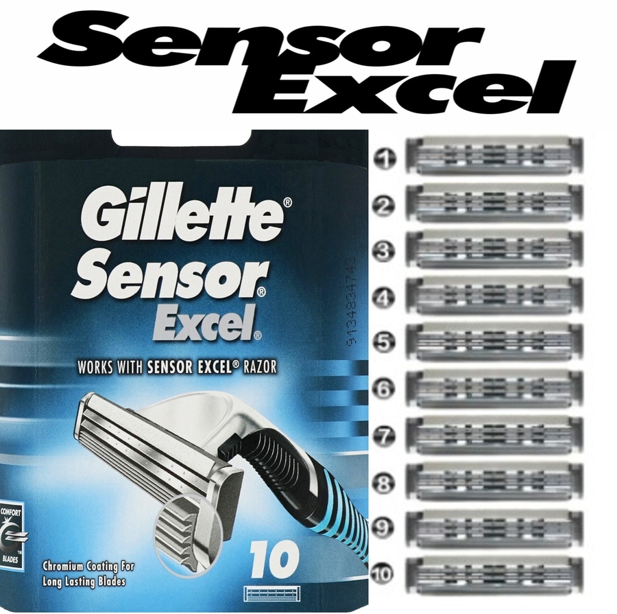 Gillette sensor excel blades pack 10 iptoon thaipick