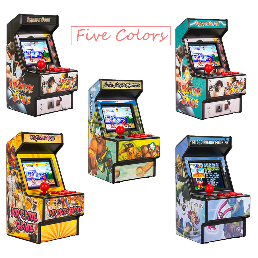 Mini Arcade Game 156 Classic Handheld Games Portable for Kids - Adults 2.8- Eye Protected Colorful Screen - Rechargeable Battery
