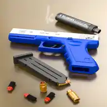ภาพขนาดย่อของภาพหน้าปกสินค้าปืนของเล่นคนโต ปืนกระสุนโฟมปืนของเล่นเด็ก ปืนพกกล็อค 10 กระสุน ปืนกระสุนอ่อน ของเล่นยิงระยะไกล ปืนของเล่น ปืนกระสุนโฟม ปืนเนิร์ฟ กระสุนโฟมนิ่ม ปืนของเล่นพร้อมกระสุน ของเล่นเด็ก จากร้าน BeW7 บน Lazada ภาพที่ 15