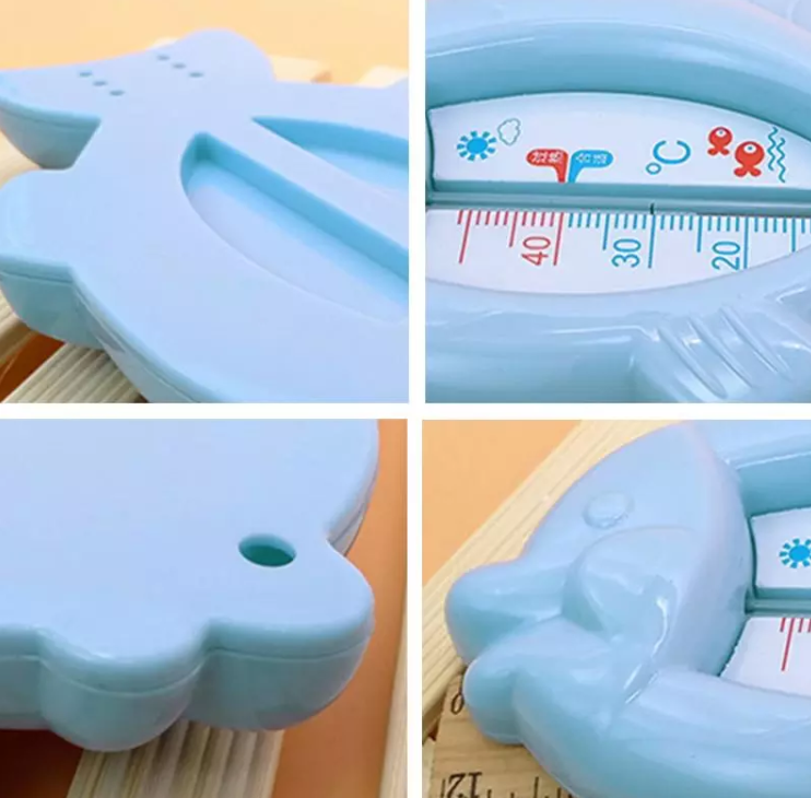 เทอร์โมมิเตอร์วัดอุณหภูมิน้ำอาบน้ำเด็กของเล่นรูปปลาน่ารัก    Baby Bath Shower Water Temperature Thermometer, Fun Cute Fish-Shaped Toy สี Yellow สี Yellow