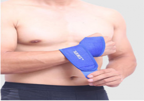 FIT360 AOLIKES สายรัดข้อมือ ผ้ารัดข้อมือ (B) WRIST SUPPORT ที่รัดข้อมือสำหรับออกกำลังกาย ผ้ารัดข้อมือยกน้ำหนัก