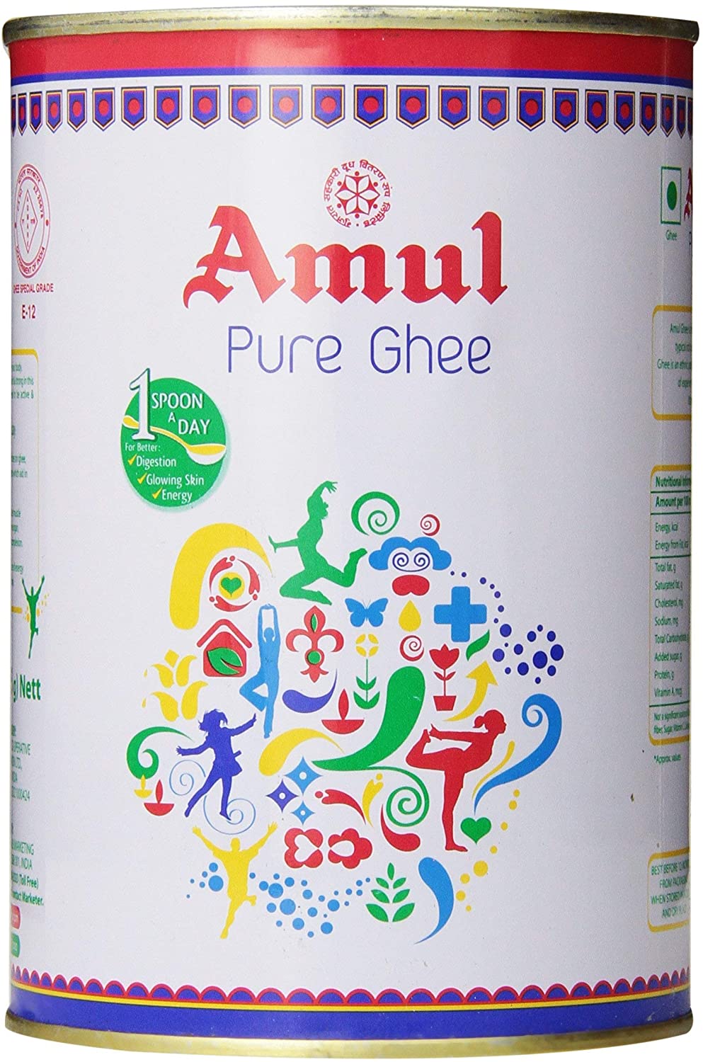 เพียว กี ตรา เอมมุล 905 กรัม Amul Pure Ghee 905 gram