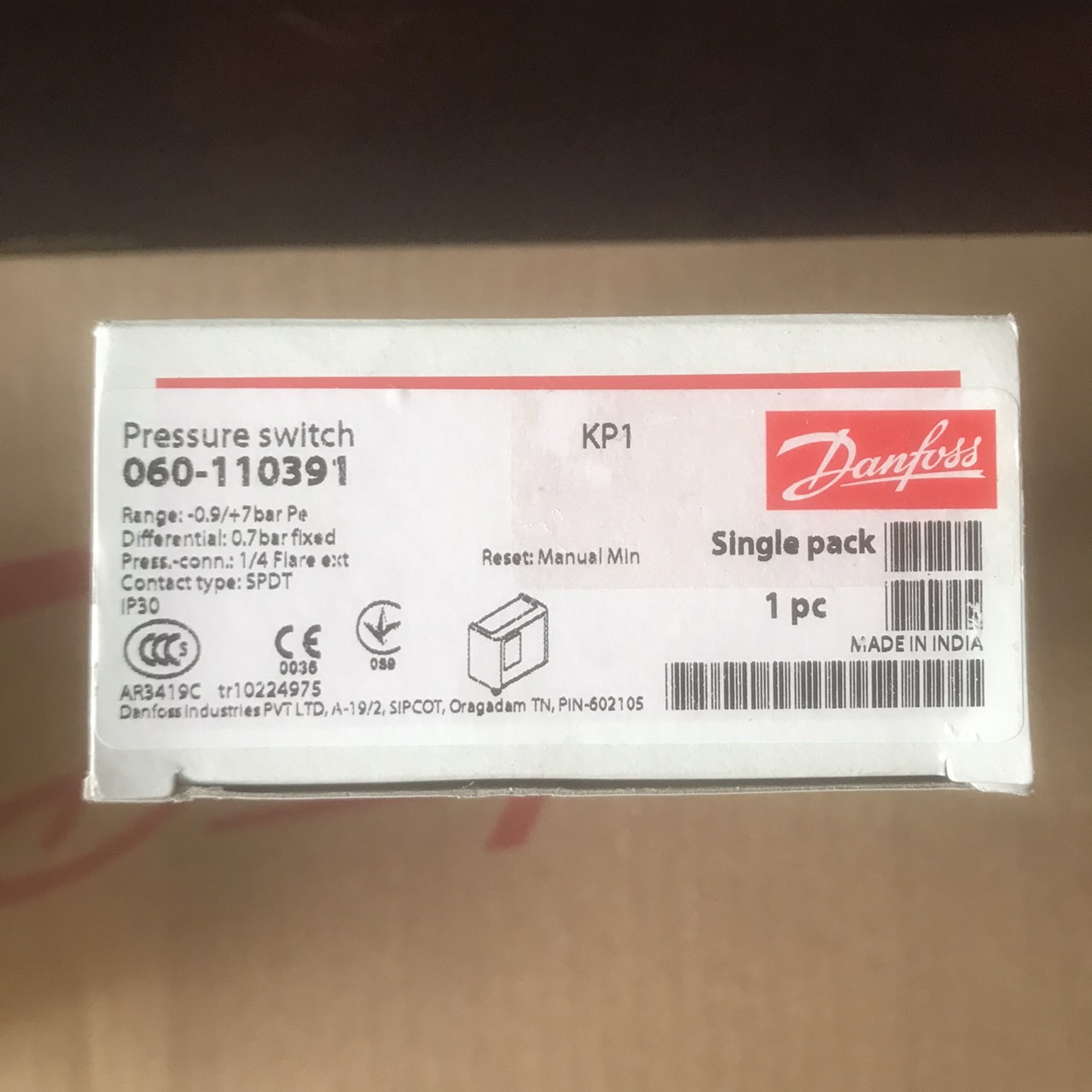 Danfoss KP1 Manual 0601103 060110391 Lazada.co.th