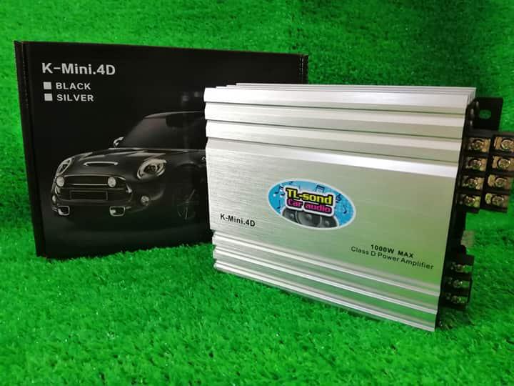 (ส่งฟรี) เพาเวอร์แอมป์ เครื่องเสียงรถ แอมป์ขยายเสียง K-MINI.4D ขับลำโพงเสียงกลาง-แหลม 8ดอก   เครื่องเสียงติดรถยนต์.แอมรถยนต์ สินค้าใหม่มือ1