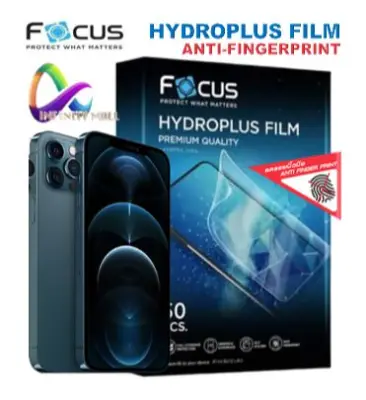 ฟิล์มไฮโดรเจล โฟกัส แบบด้าน iPhone 13 / 13 pro / 13 pro max / 13 mini /12 /12 Pro max / mini / 11 / 11 Pro / Pro max / X Xs / XR / Xs max / 7 / 8 / SE / 6 / 6s / 5 / 5s / 5c / SE 2020 plus focus hydroplus hydrogel film ฟิล์ม