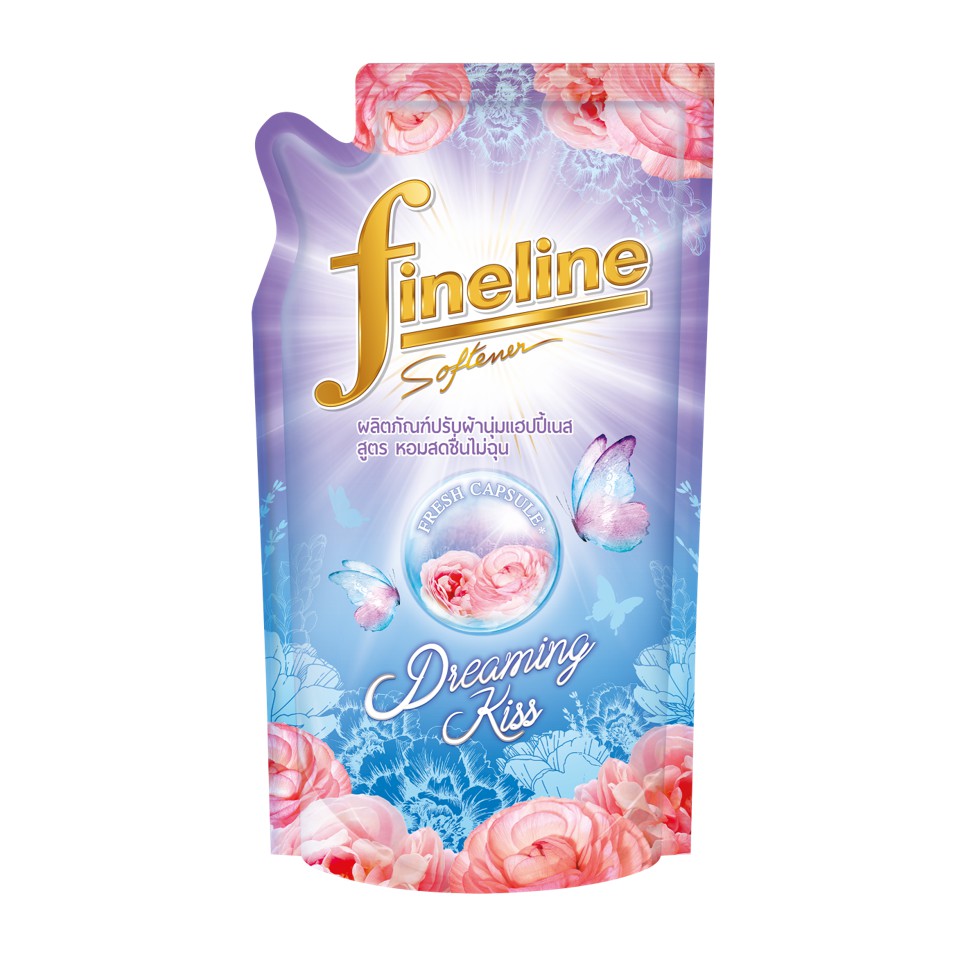 ช๊อปเลย!!!  FINELINE ไฟน์ไลน์ปรับผ้านุ่มแฮปปี้เนส สูตรหอมสดชื่นไม่ฉุน 500 มล. (เลือกกลิ่นได้) #ผลิตภัณฑ์ซักรีดและอุปกรณ์ทำความสะอาด #น้ำยาปรับผ้านุ่มและเจลบอล