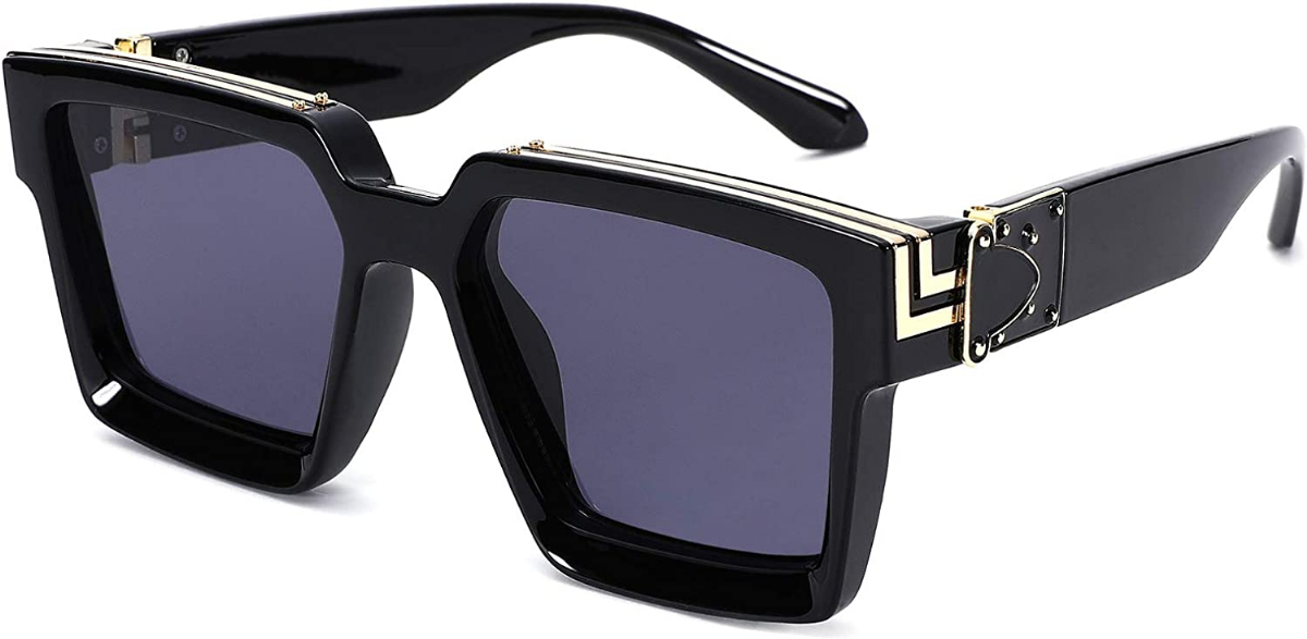  NULOOQ Retro Millionaire Sunglasses for Women Men