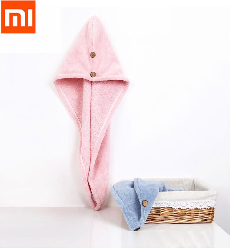 Xiaomi Mijia Bath Towel Dry Hair Salon Towel Women Bath Super Absorbent Quick Dry Polyester With