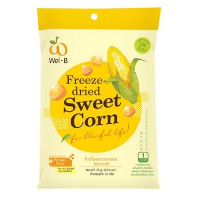 Wel-B FD Sweet Corn 15g. ( firstkidsthailand )