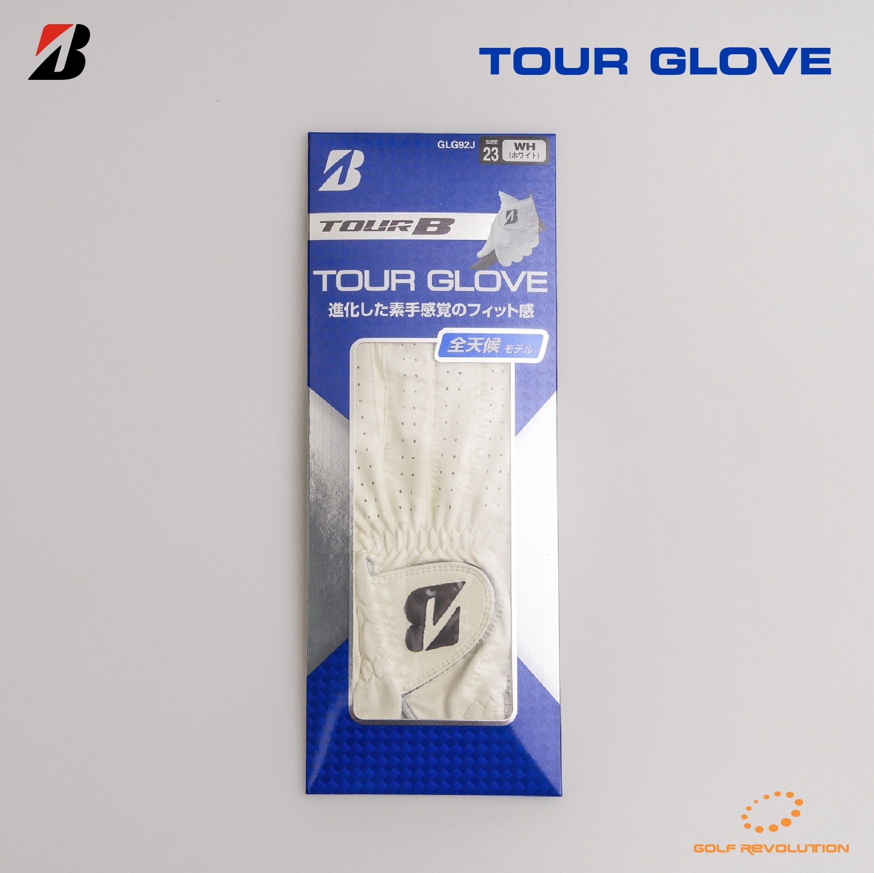 ถุงมือกอล์ฟผู้ชาย ขนาด 26 CM. Bridgestone Tour B Tour Glove WH (GLG92J)