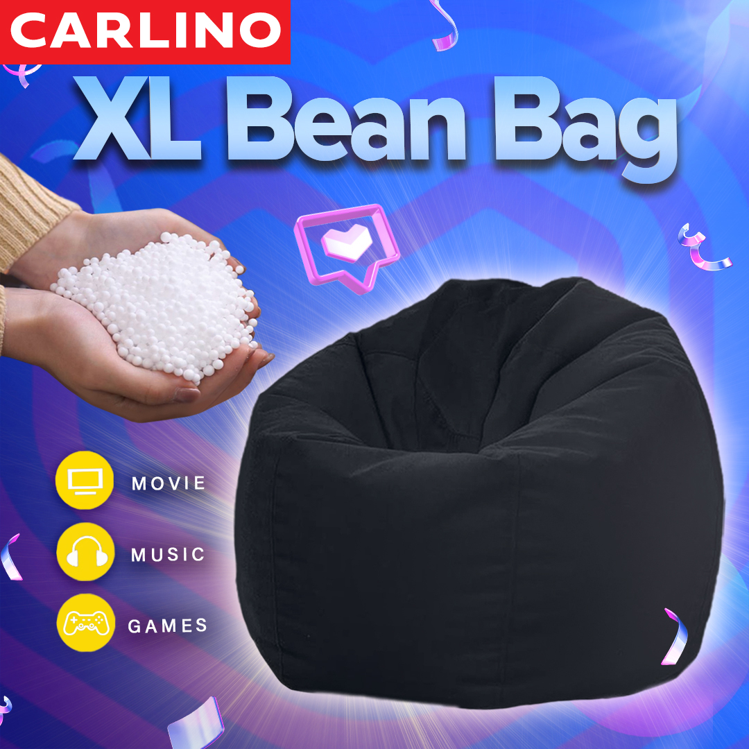 สินค้าพร้อมส่ง MR. CARLINO: Bean Bag เก้าอี้เม็ดโฟม เก้าอี้ โซฟา เบาะนั่ง คุณภาพดี โซฟา ราคารวมเม็ดโฟมแล้ว 70cm x 70cm x 65cm bean bag+beads ผ้าบีนแบ็ค+เม็ดโฟม