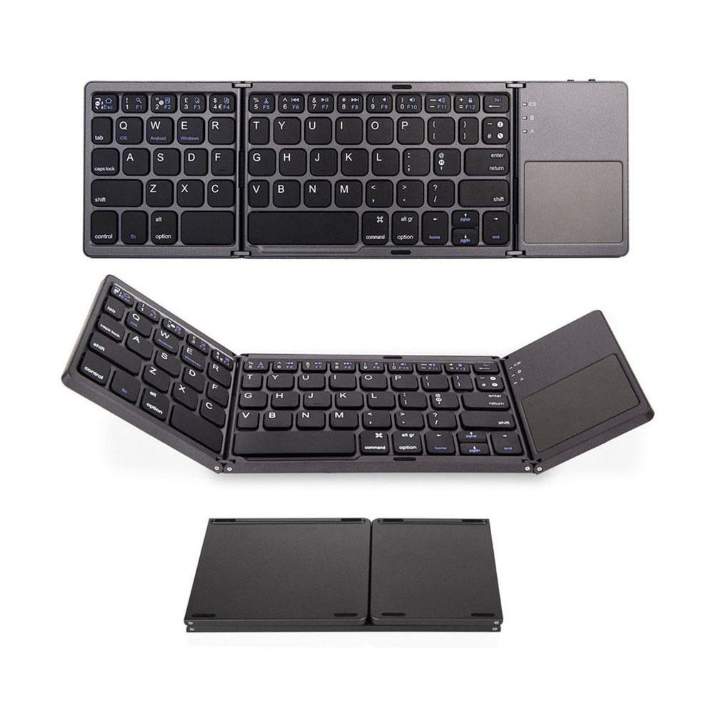 Bluetooth Foldable Wireless keyboard Rechargeable keyboard and mouse